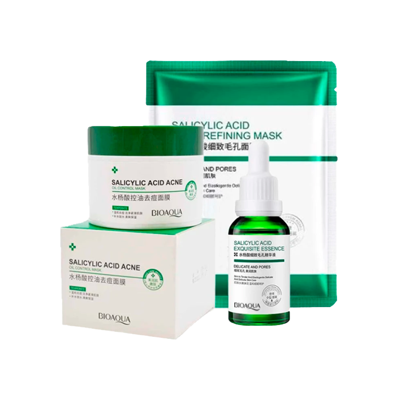 KIT X 3 ANTI ACNE-ACIDO SALICILICO